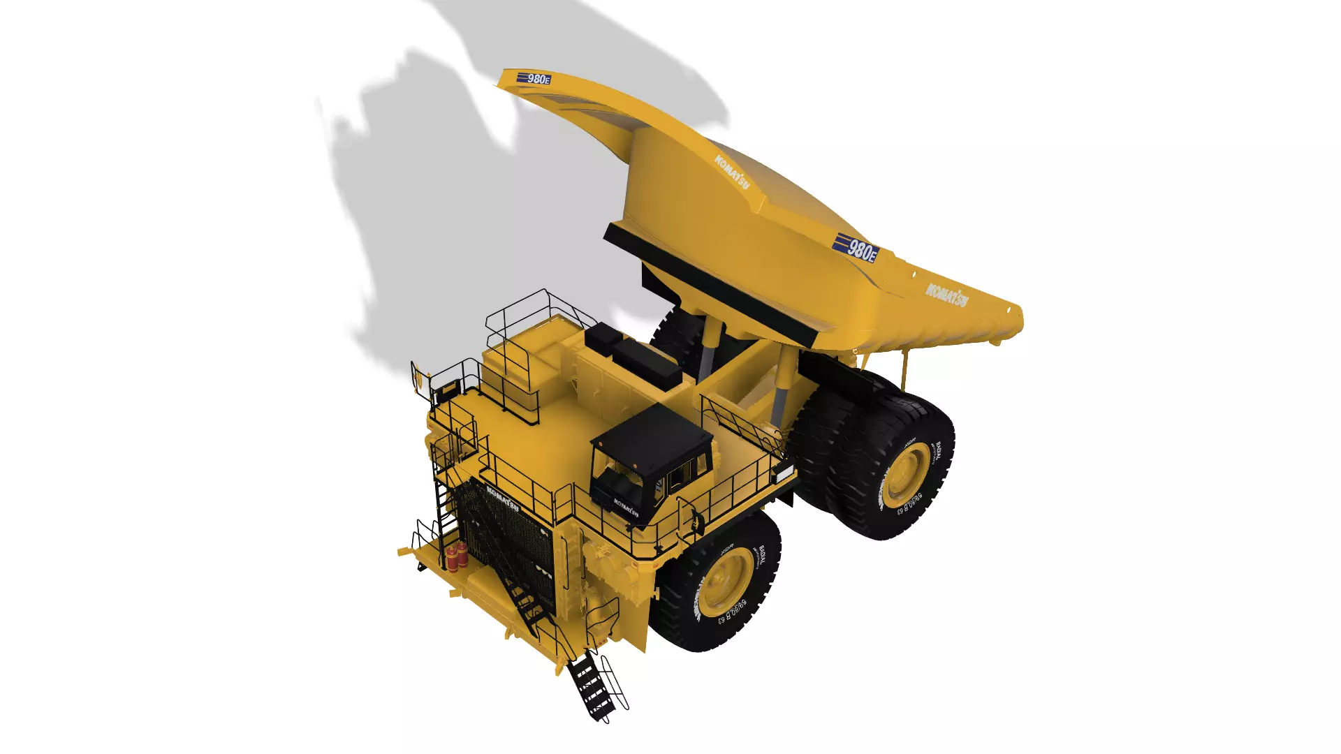 Mining truck 980e-5s 3D print model_14
