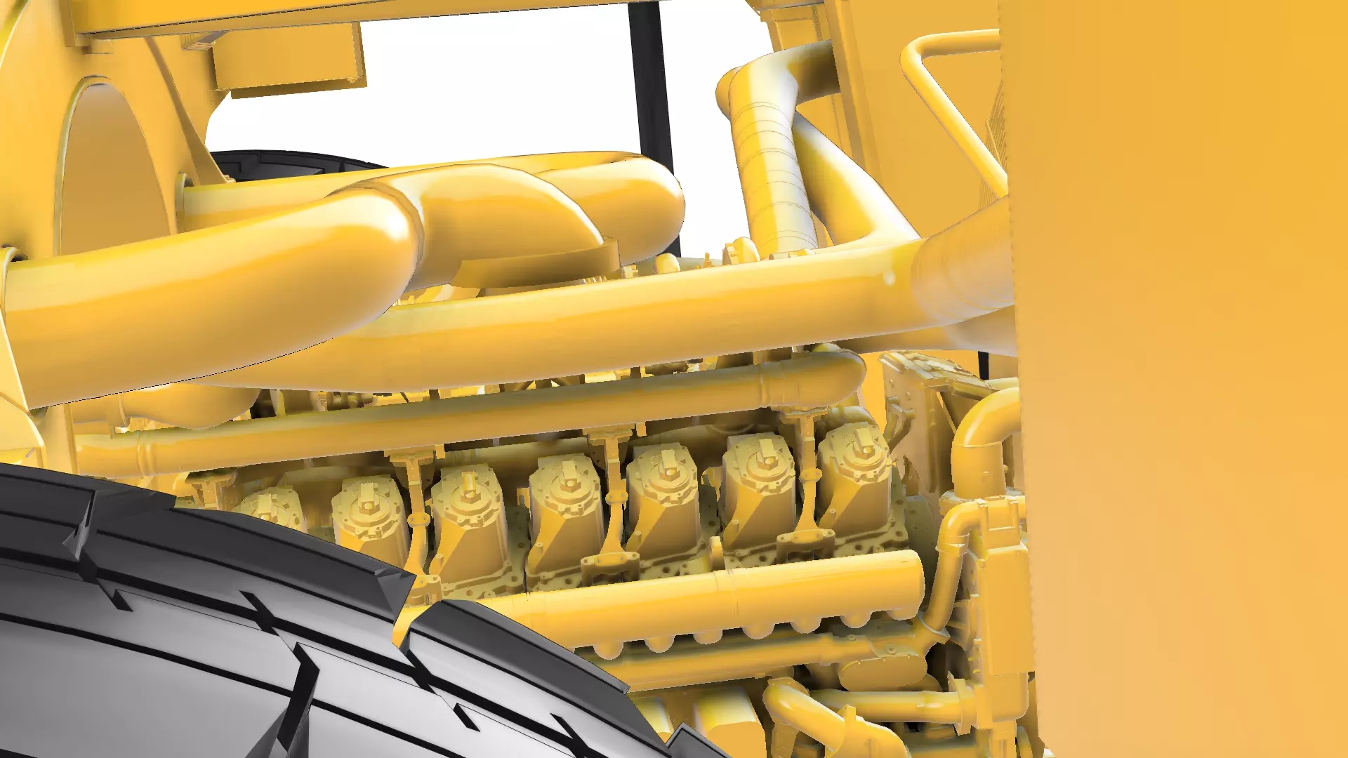 Mining truck 980e-5s 3D print model_17