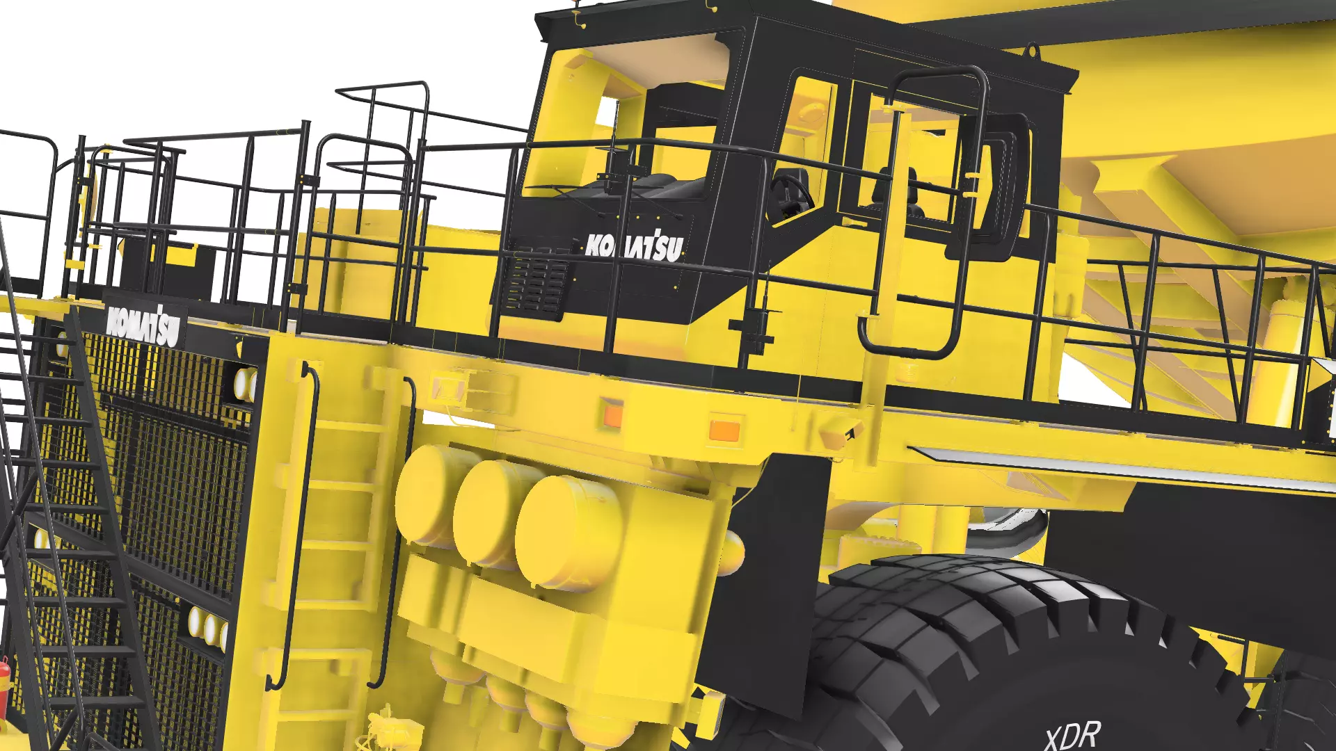 Mining truck 980e-5s 3D print model_7