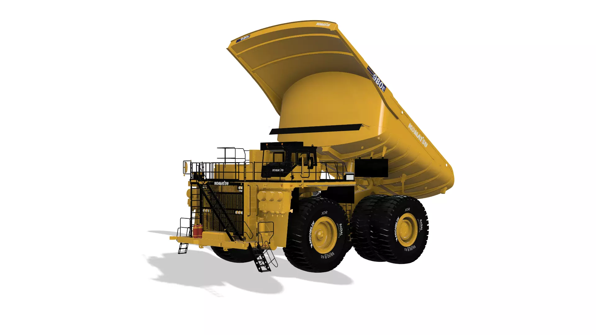 Mining truck 980e-5s 3D print model_13