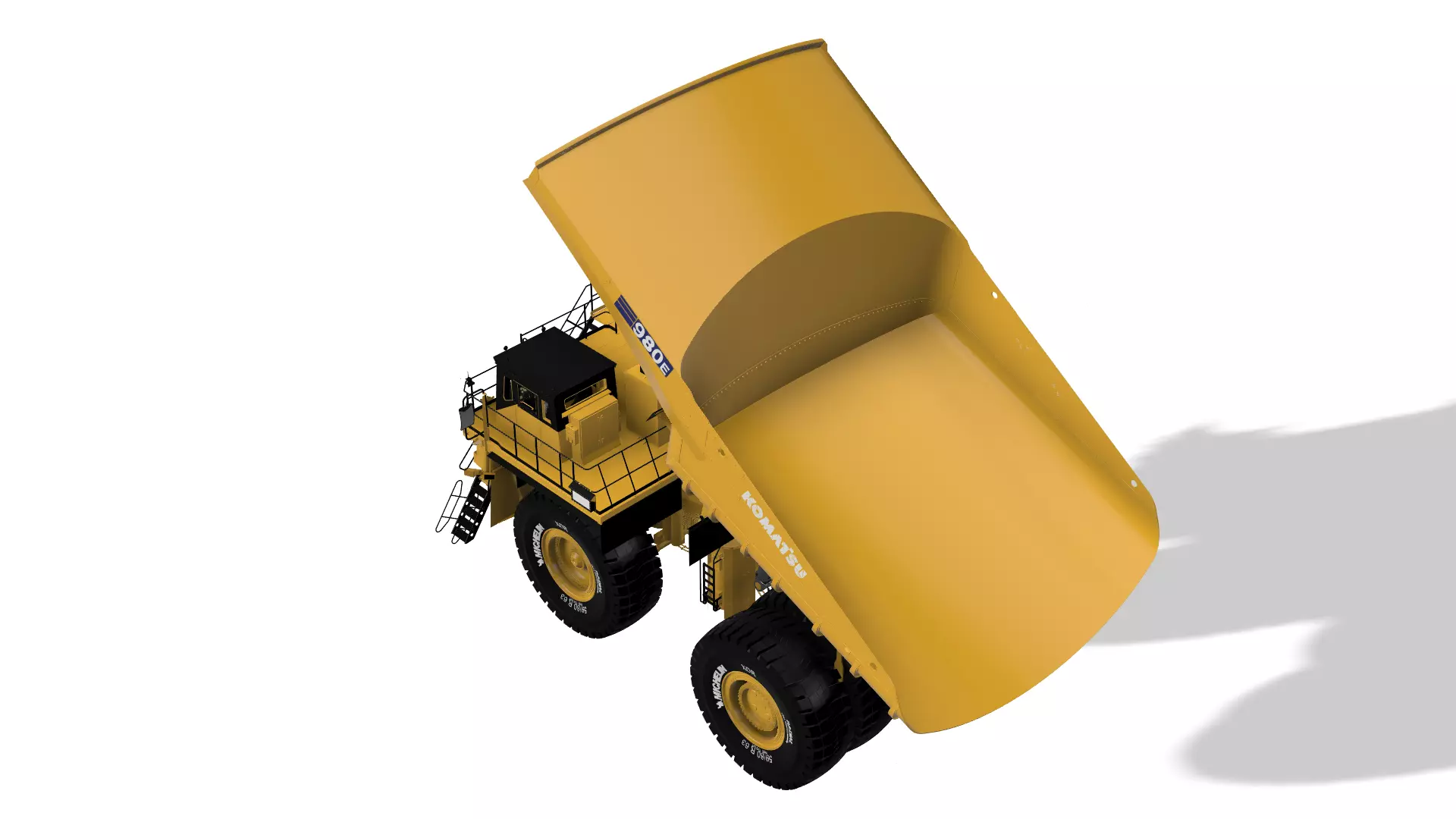 Mining truck 980e-5s 3D print model_16