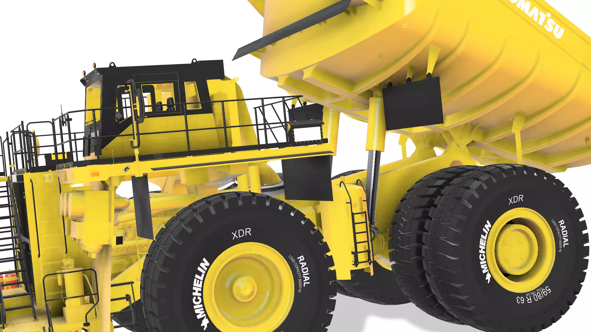 Mining truck 980e-5s 3D print model_6