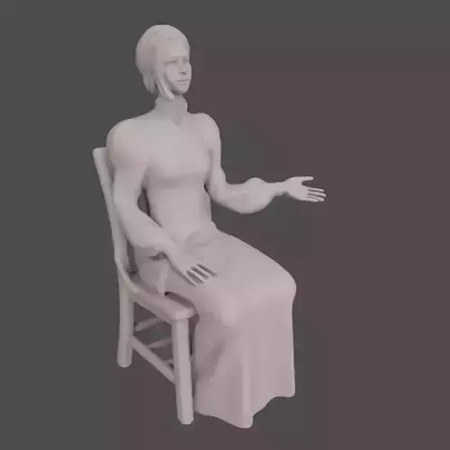 Sitting Victorian Lady 1890