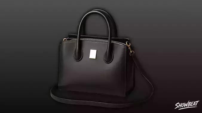Black Formal Office Handbag