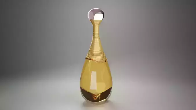 Christian Dior Jadore Infinissime Perfume Bottle 3D Model 3D model Christian Dior Jadore Infinissime Perfume Bottle 3D Model 3D model