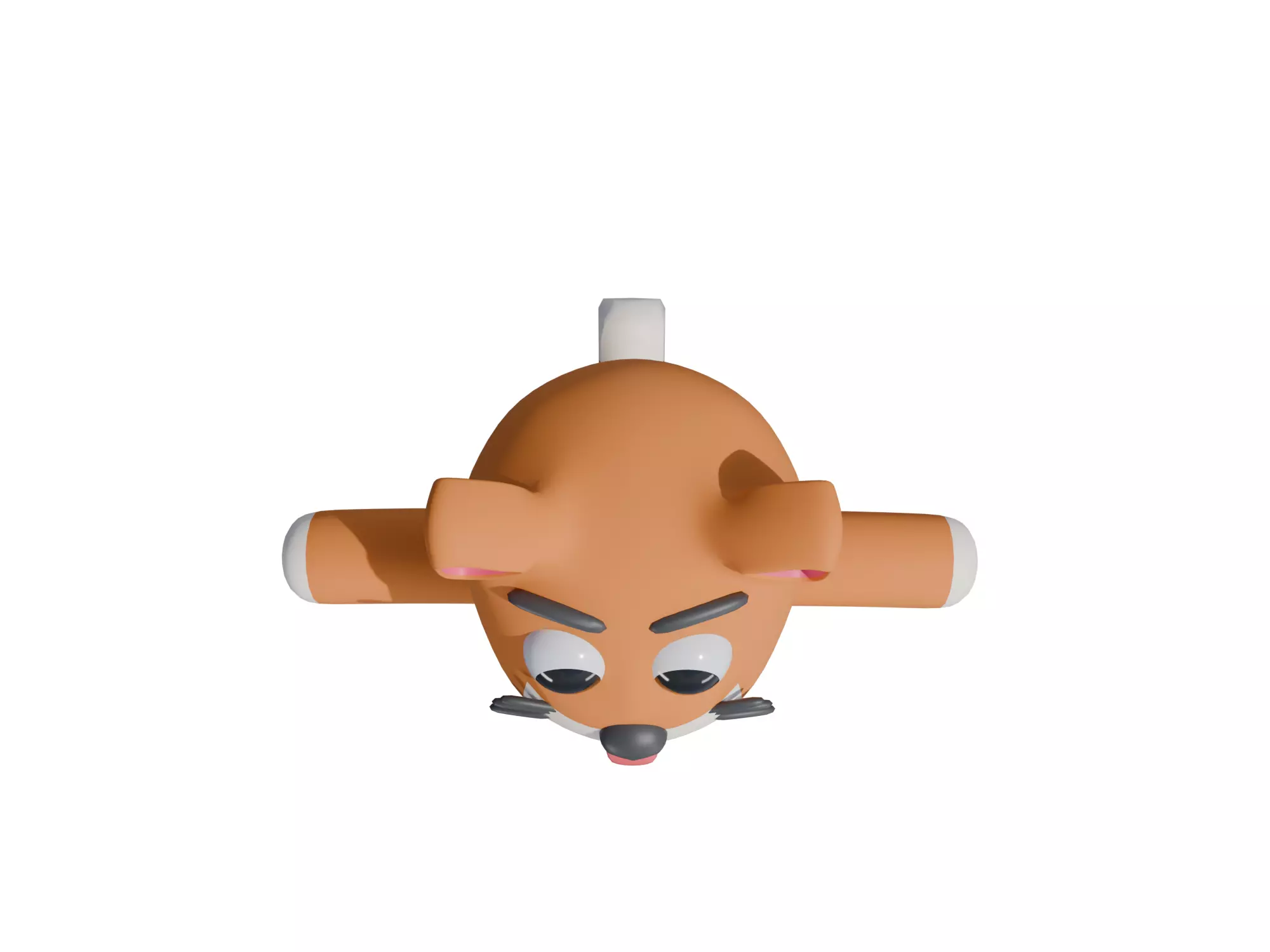 3D model of a cartoon dog  3D model_9