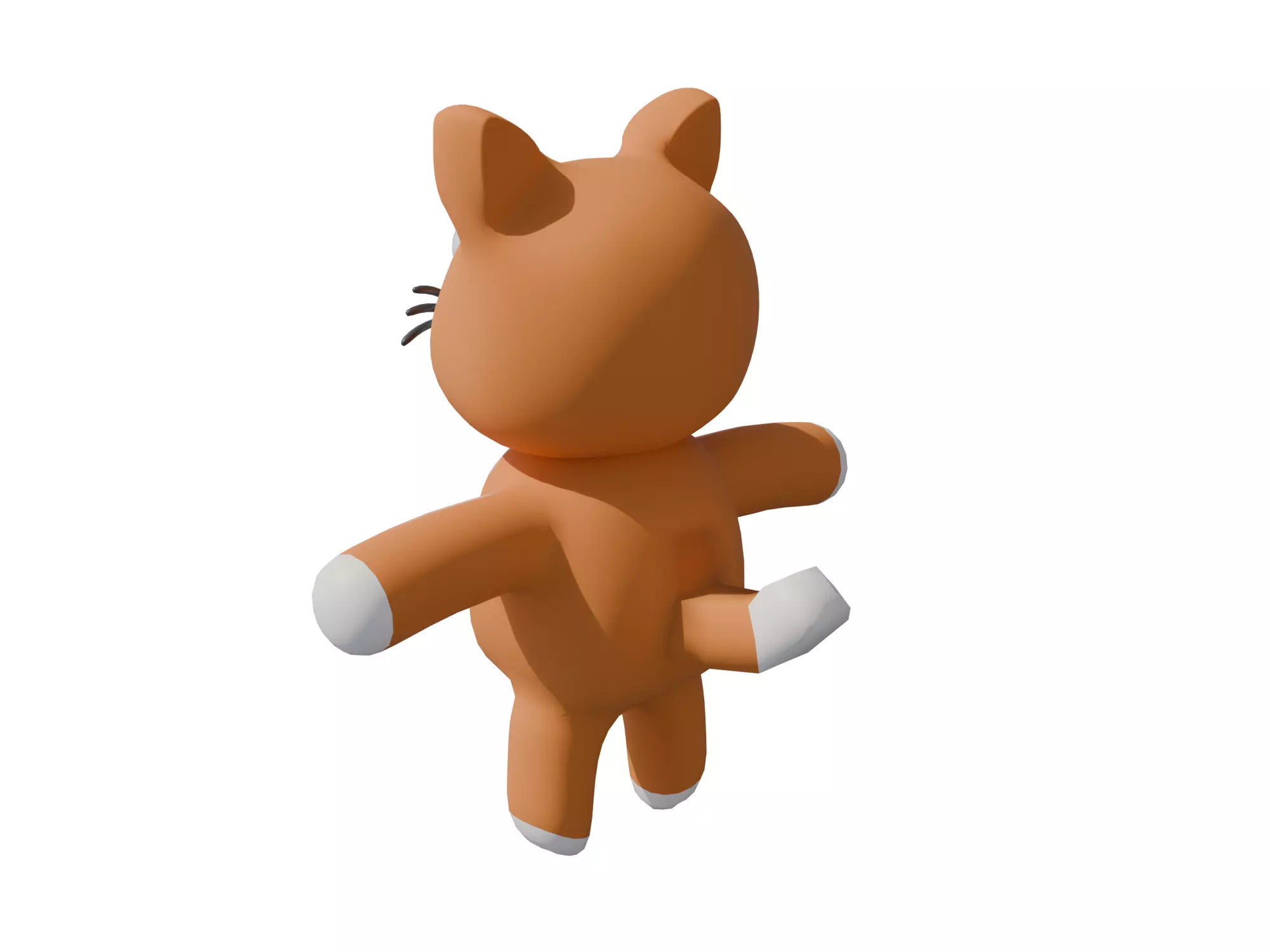 3D model of a cartoon dog  3D model_11