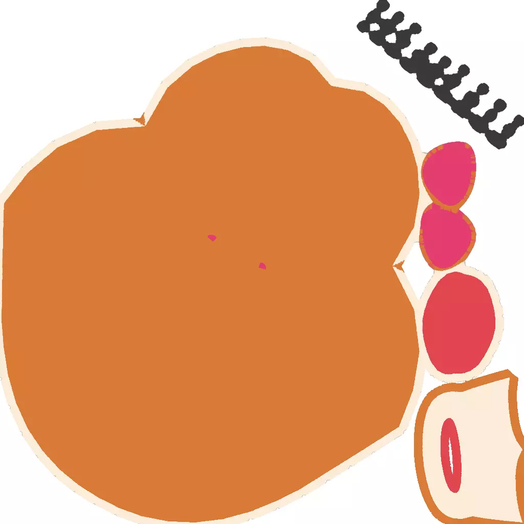 3D model of a cartoon dog  3D model_19