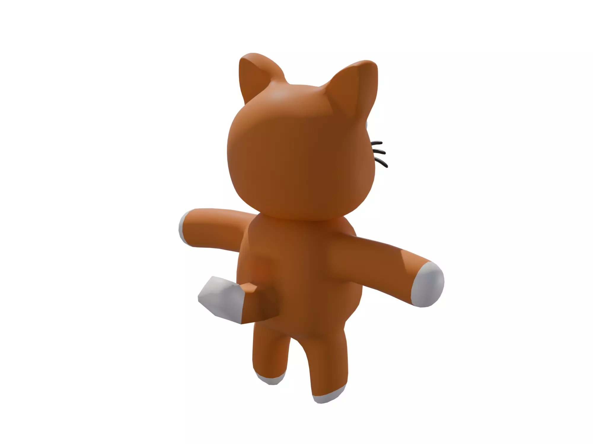 3D model of a cartoon dog  3D model_10