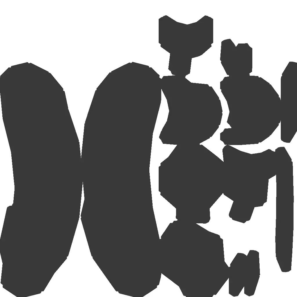 3D model of a cartoon dog  3D model_17