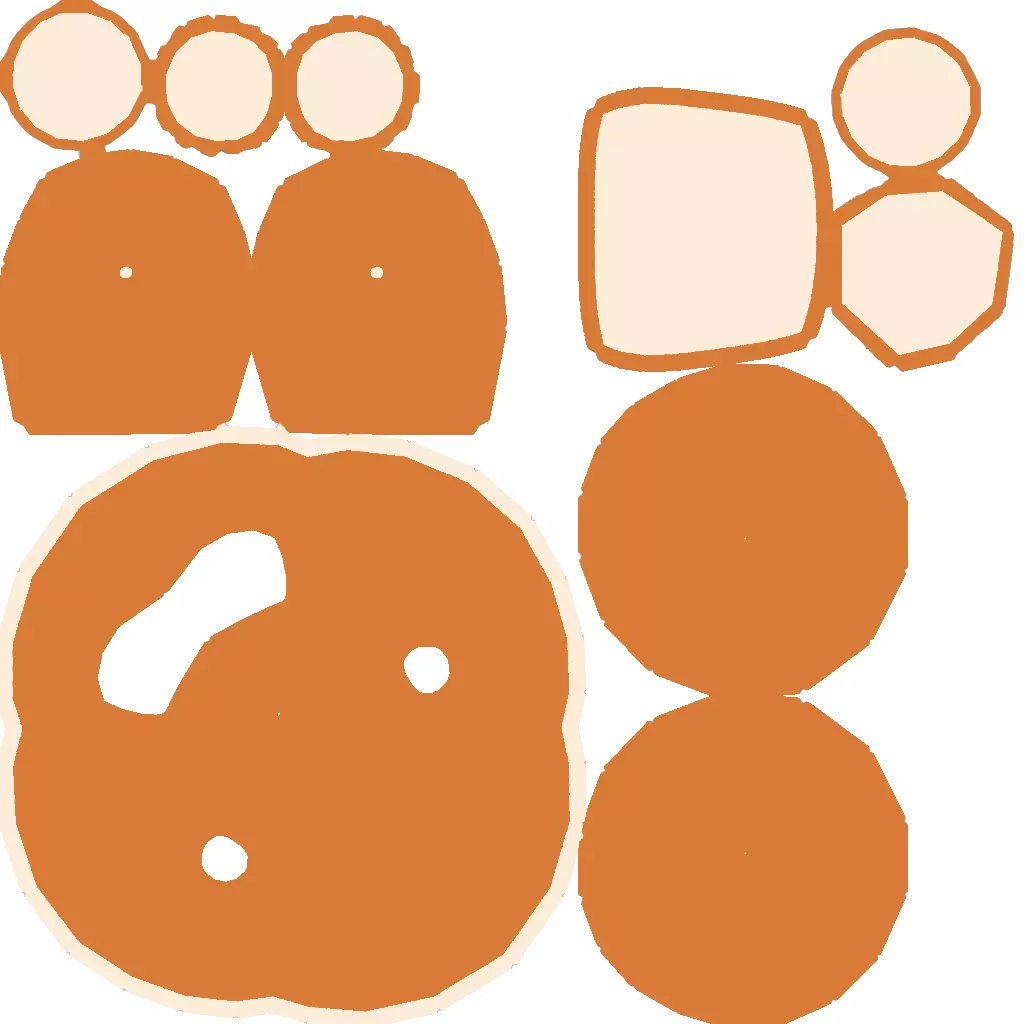 3D model of a cartoon dog  3D model_20