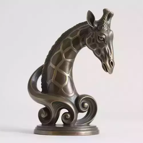 Giraffe Art Sculpture