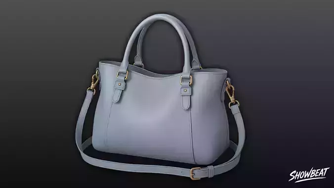 Blue Modern Tote Bag