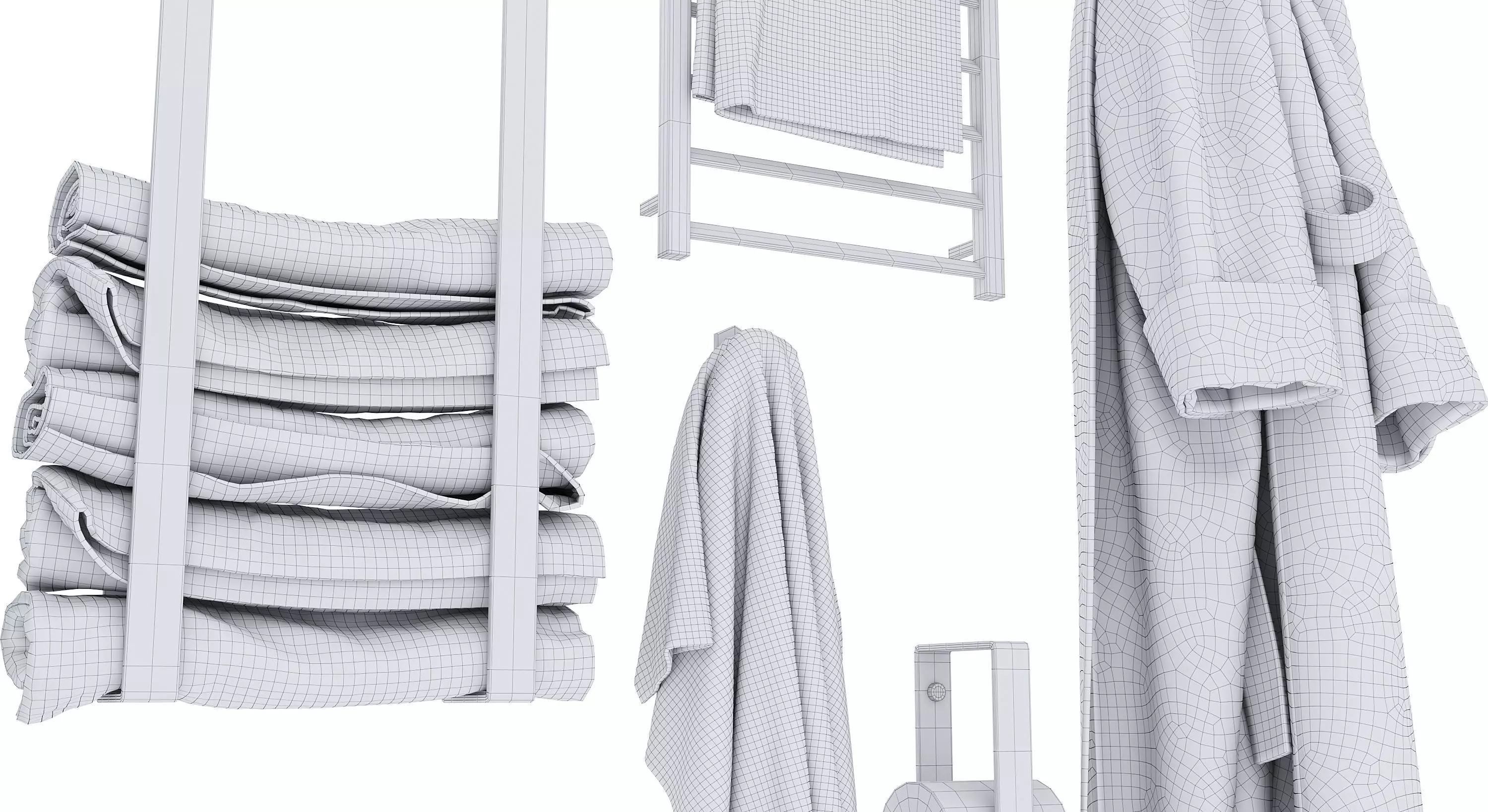 bath set Free 3D model_7