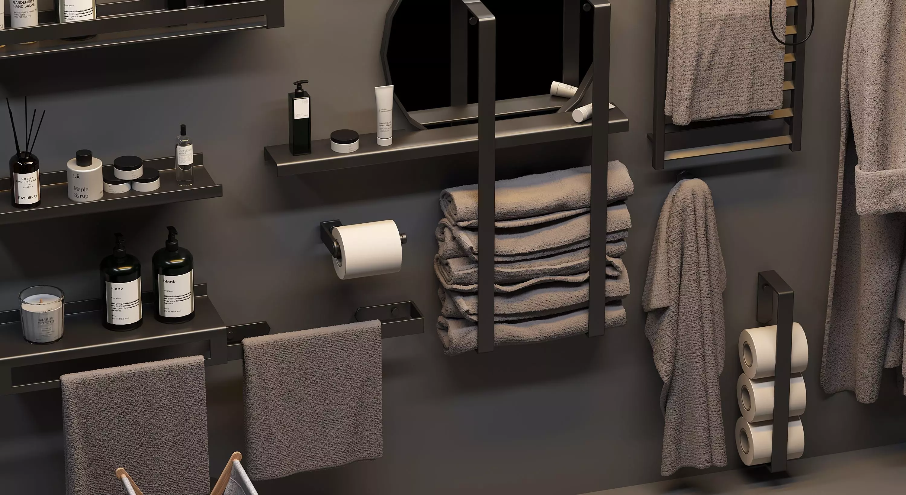 bath set Free 3D model_5