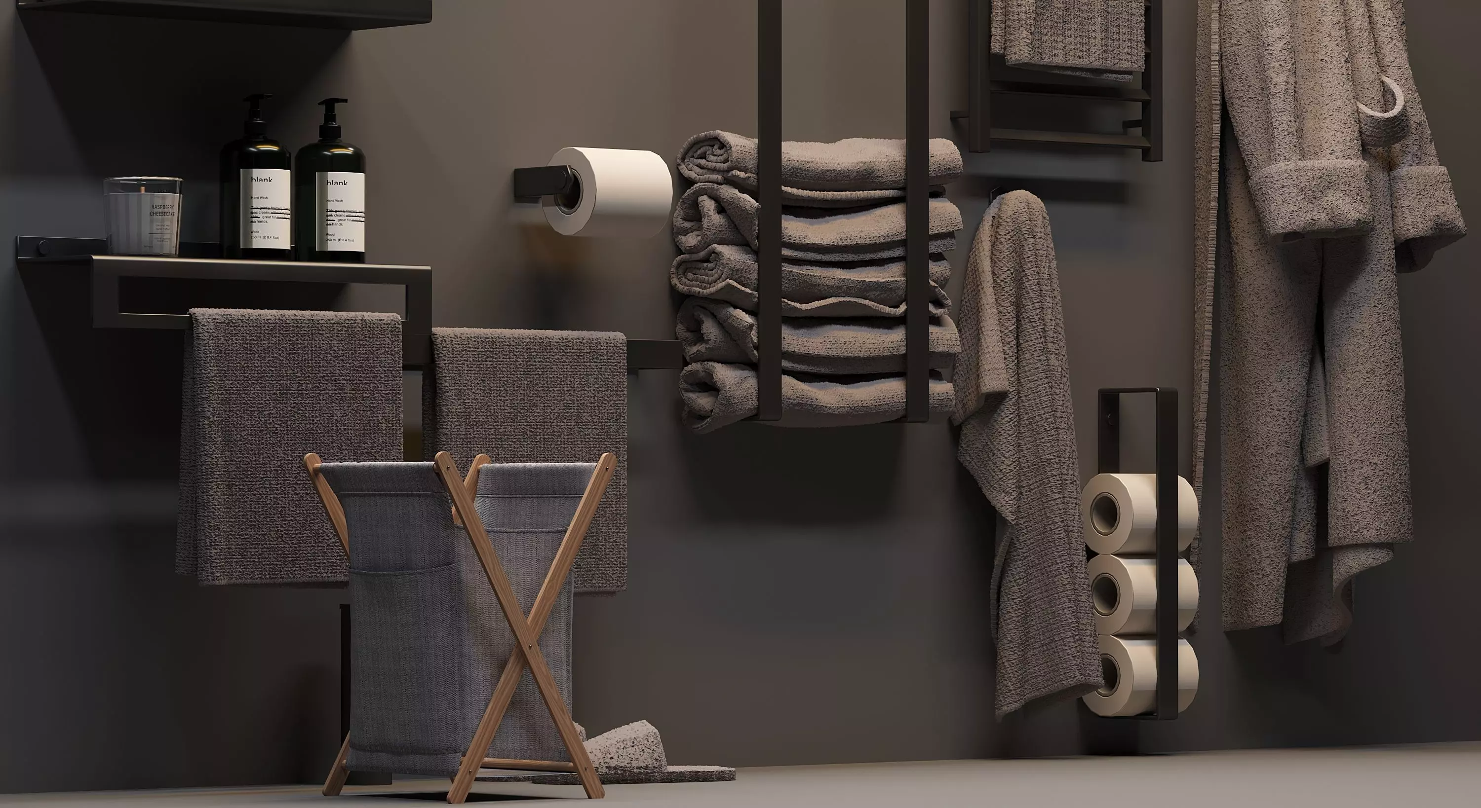 bath set Free 3D model_2