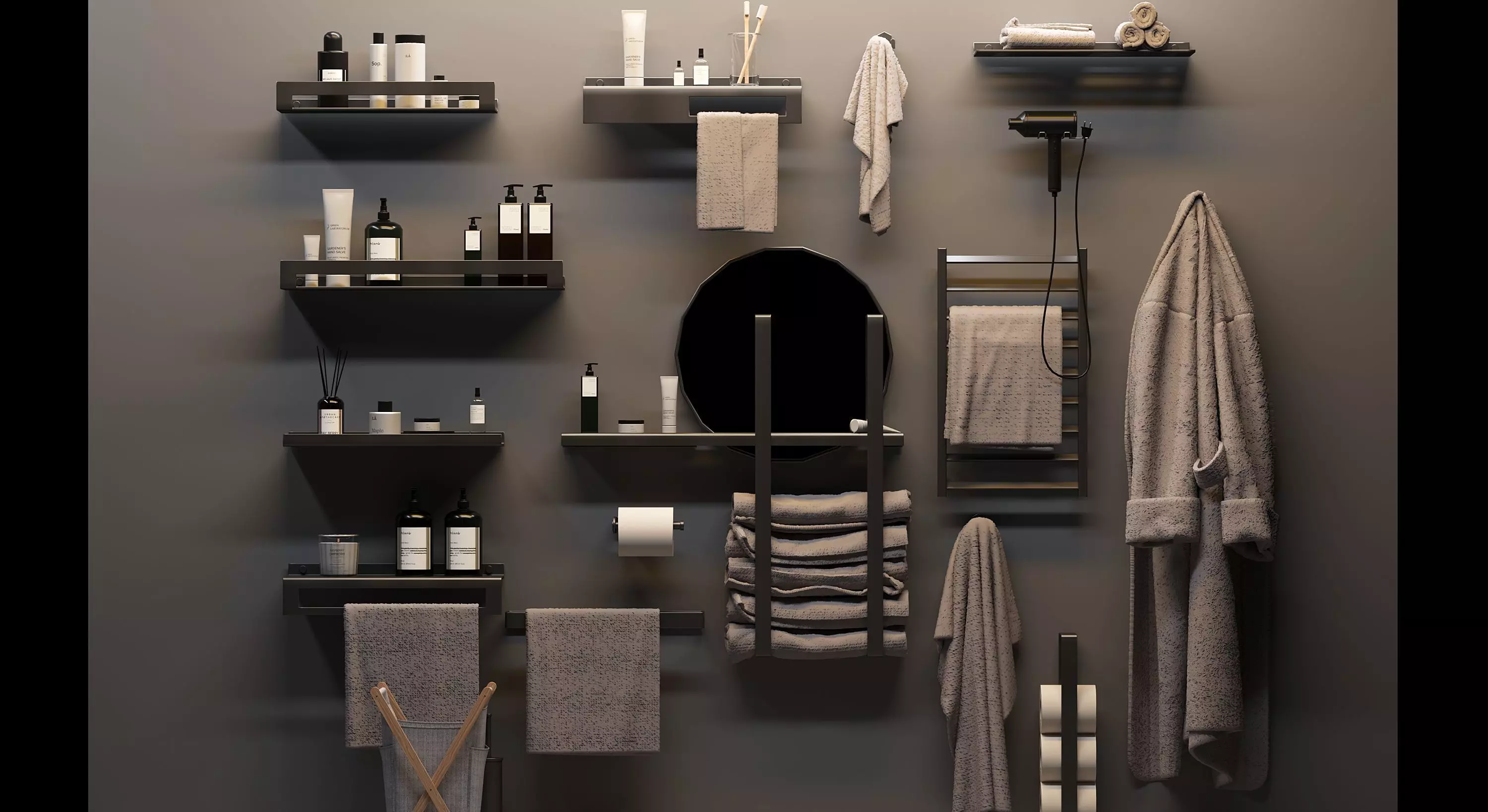 bath set Free 3D model_3