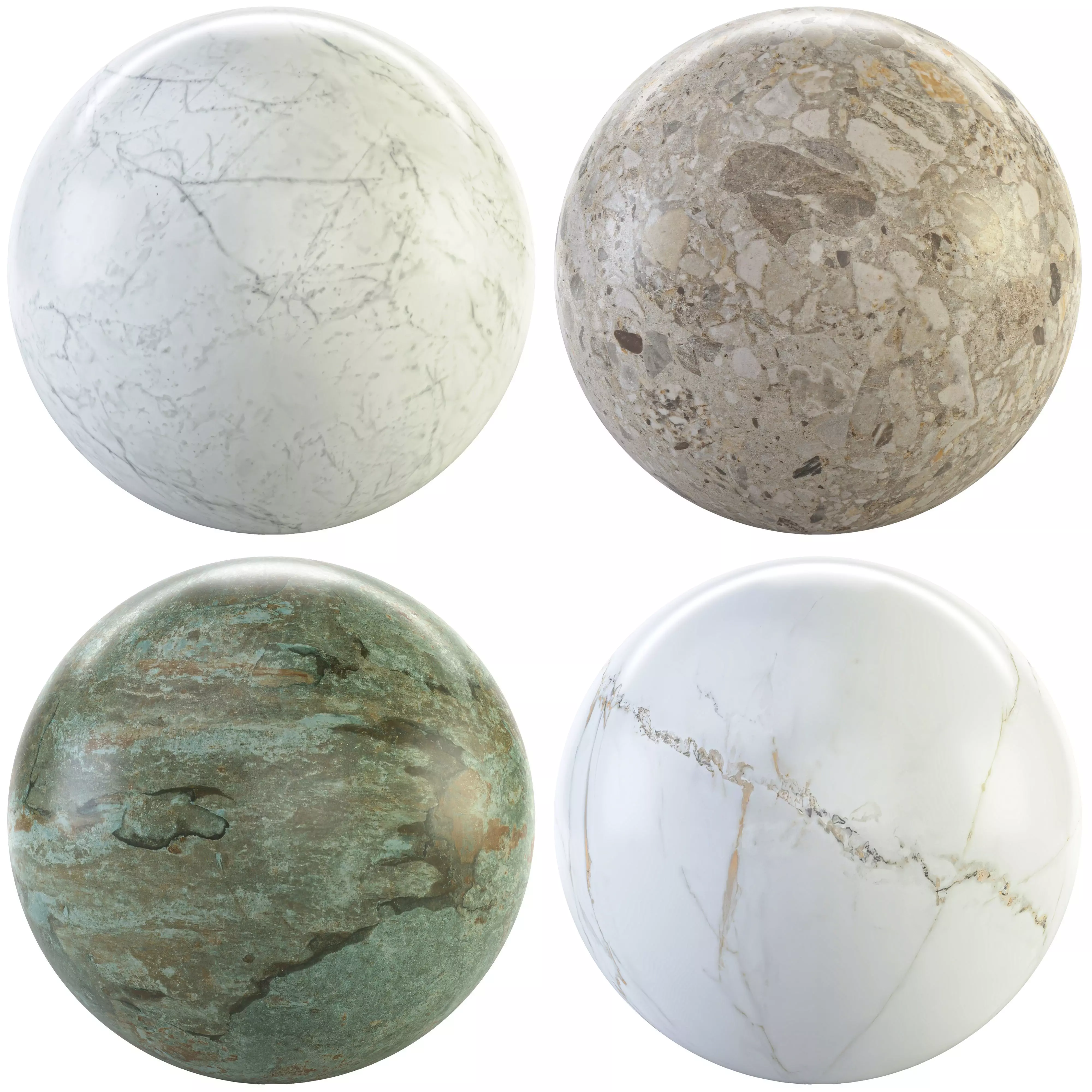 Stone 137 - Terrazzo-Carrara-Torano-Green Way Texture_0