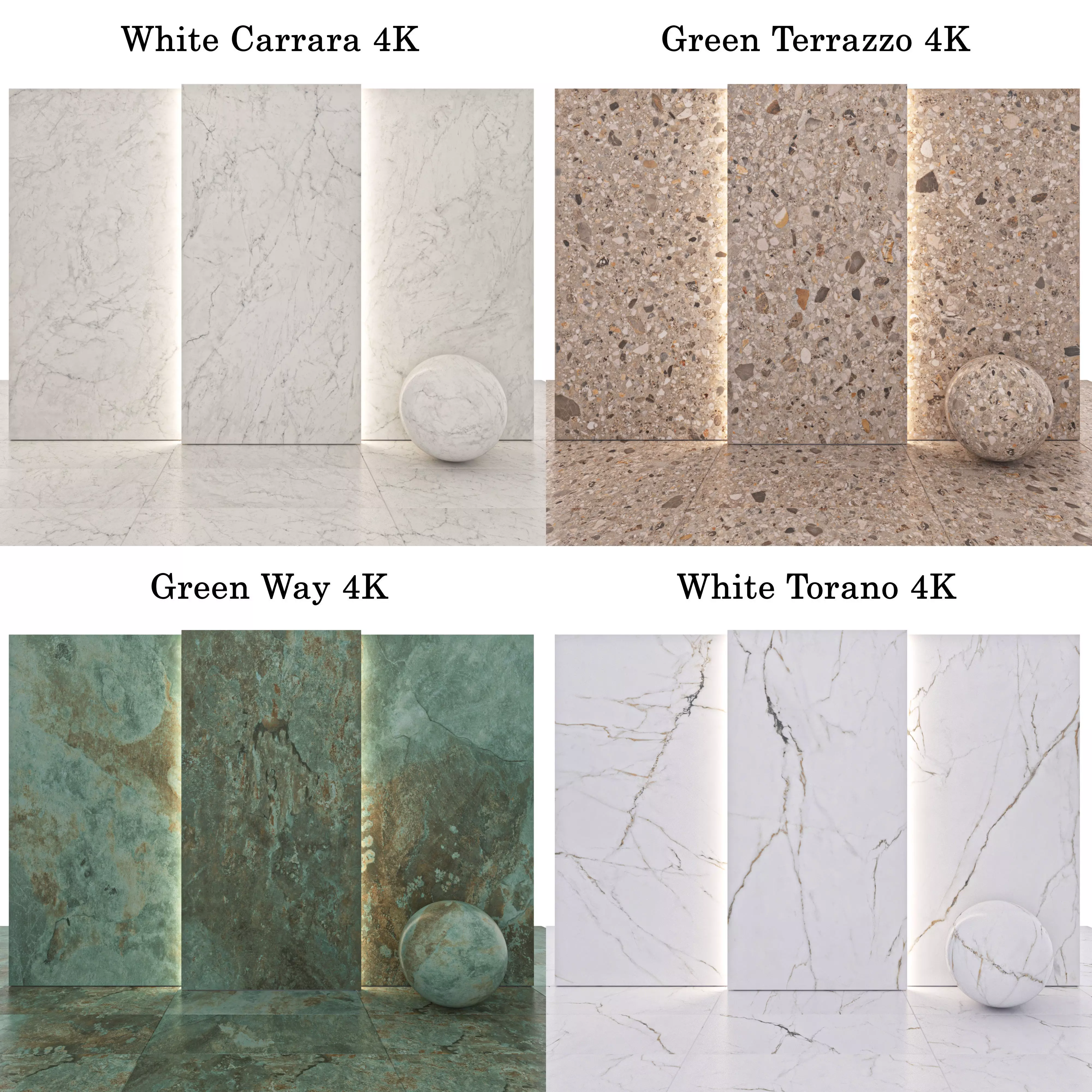 Stone 137 - Terrazzo-Carrara-Torano-Green Way Texture_1