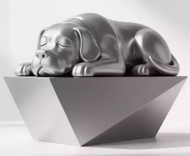 Dog Art Sculpture
