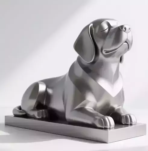 Dog Art Sculpture