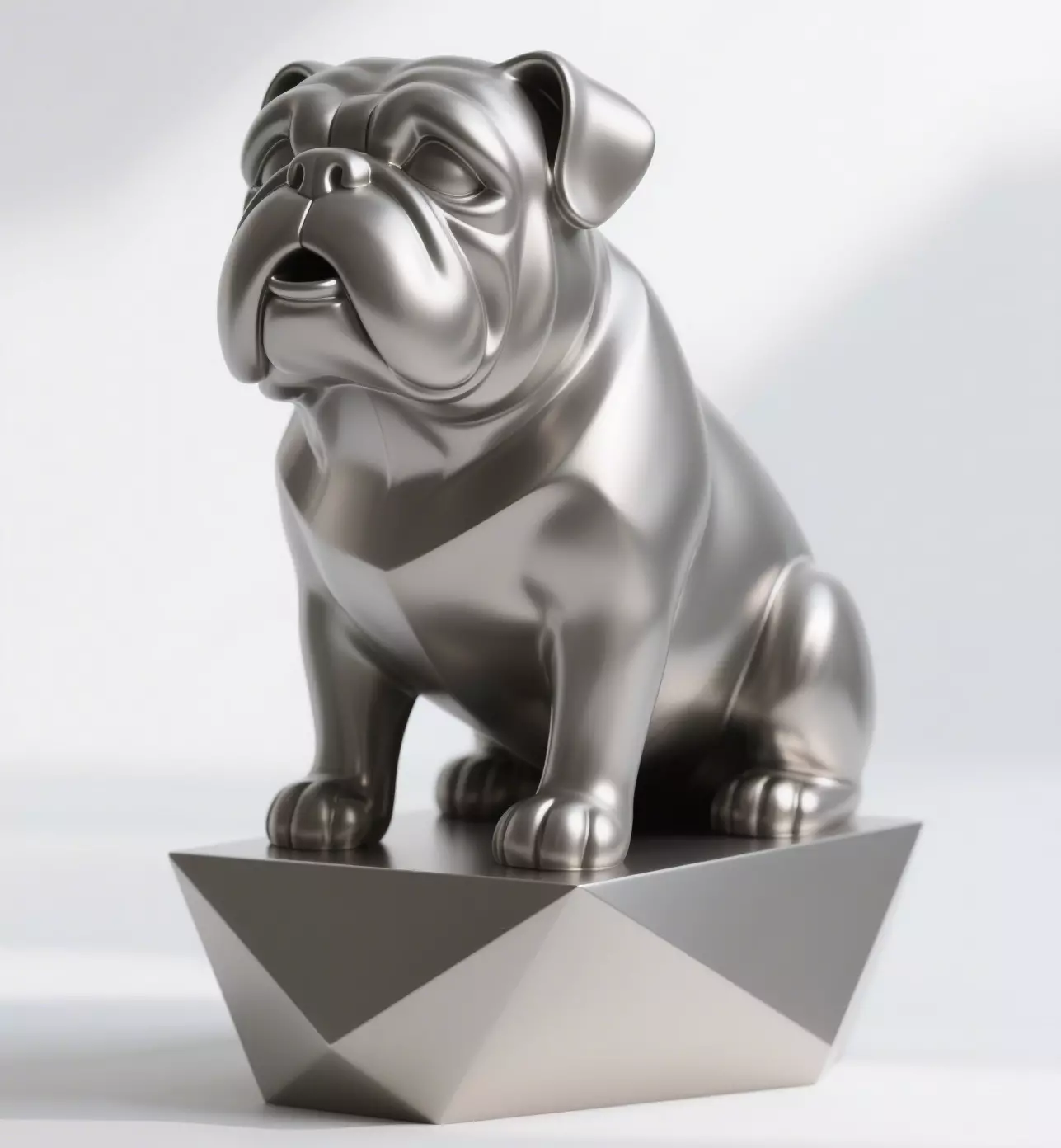 Bull Terrier Art Sculpture 3D print model_0