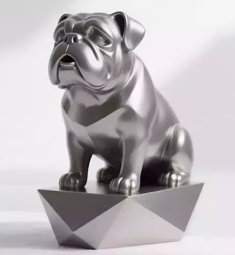 Bull Terrier Art Sculpture