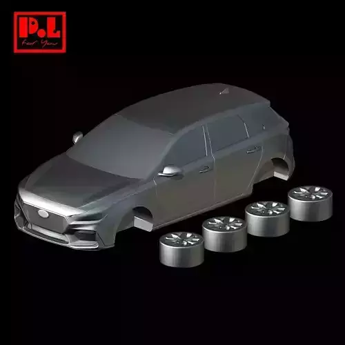 Hyundai i30 3rd Gen N-Line 2016 3D print model
