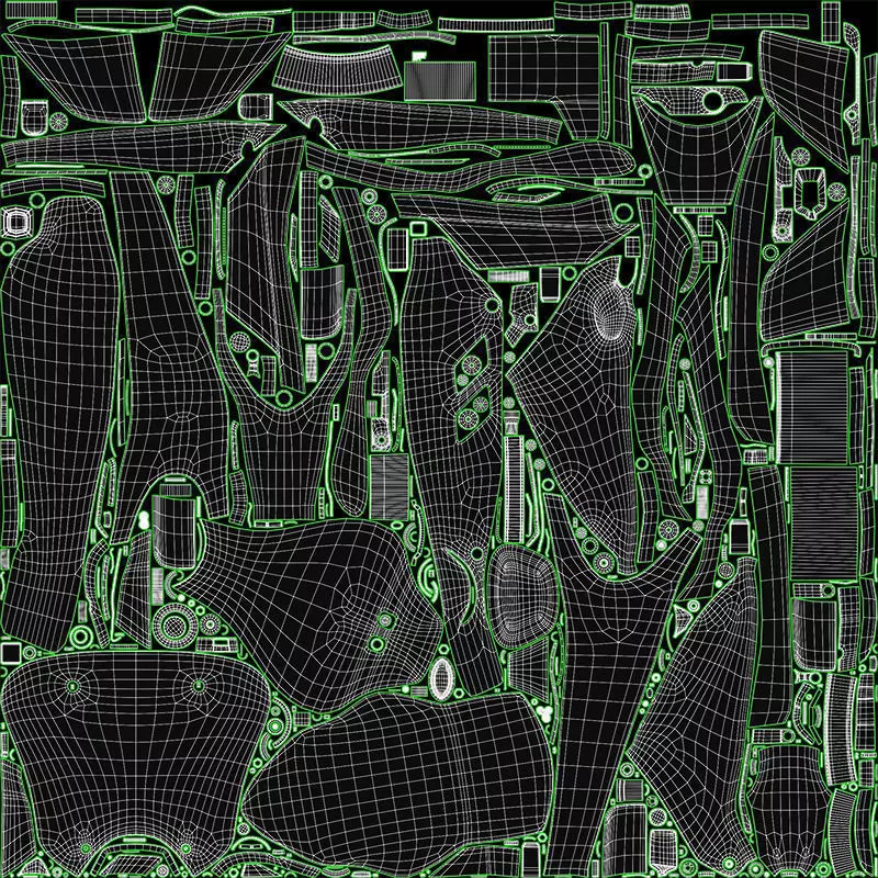 MotoGP Greseni Ducati Low-poly 3D model_7