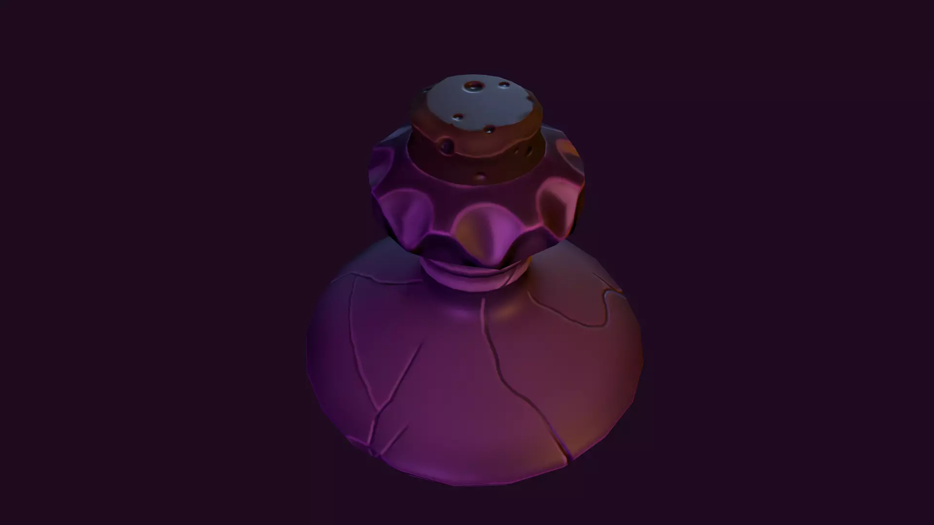 Potion Bottle low-poly Low-poly 3D model_1