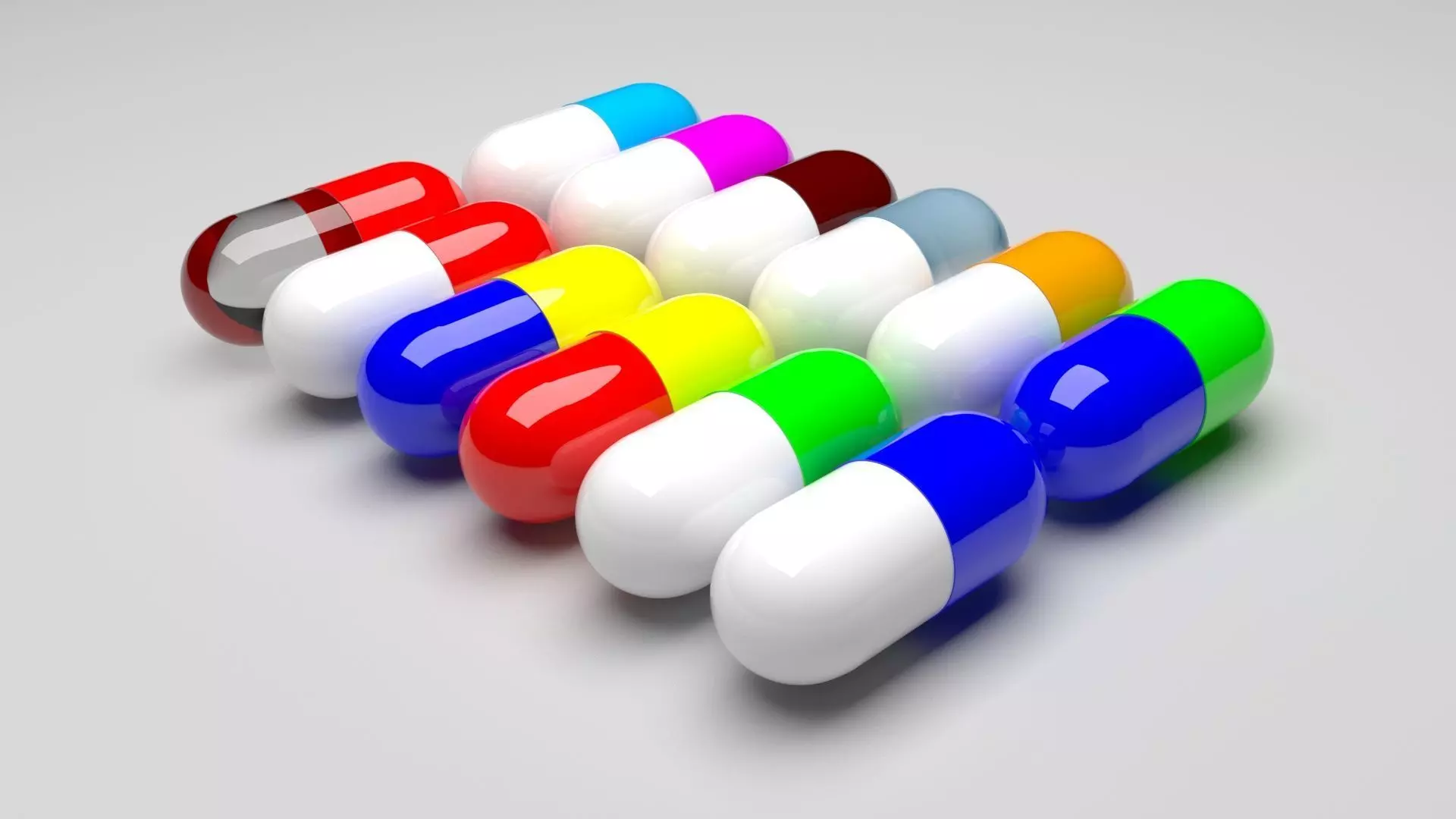 Pills Set 3D model