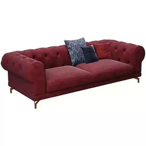 Sofa Rubio Low-poly 3D model