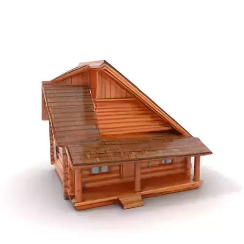 Rustic Log Cabin model pack