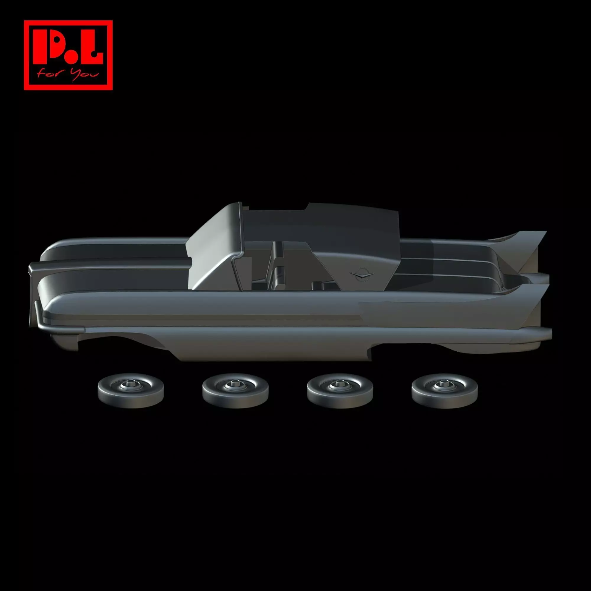 Packard Predictor 1956 3D print model_1