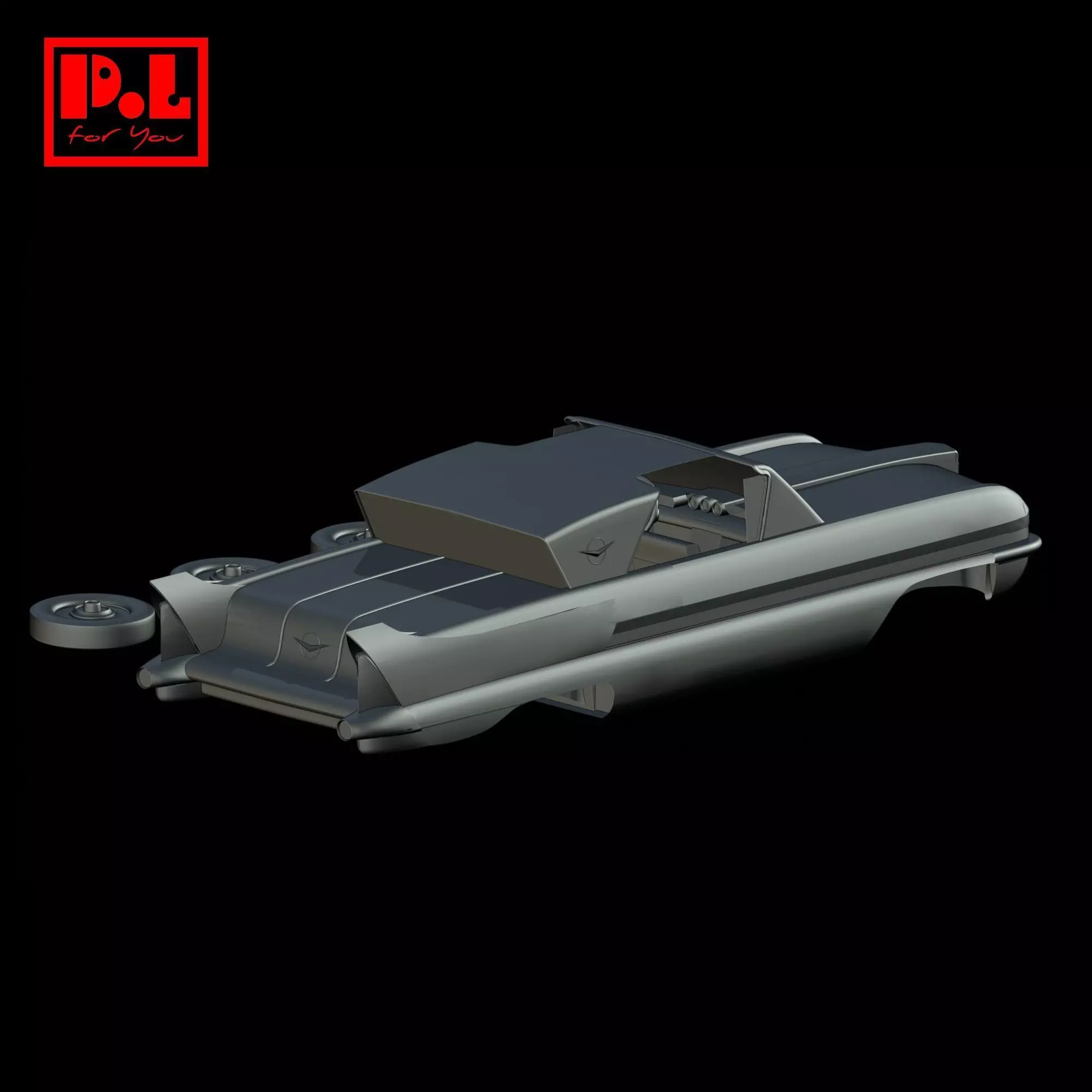 Packard Predictor 1956 3D print model_4