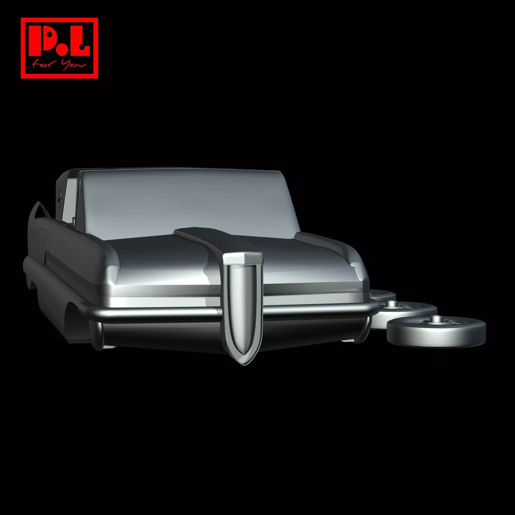 Packard Predictor 1956 3D print model_6