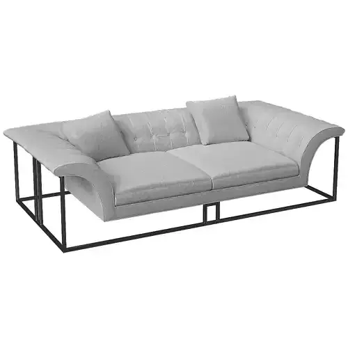 Sofa Rockouture Low-poly 3D model