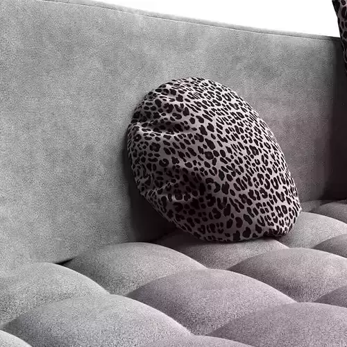 Sofa Sole Luna Low-poly 3D model