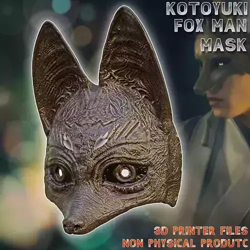 Kotoyuki Fox Man Cosplay Mask Silent Hill F