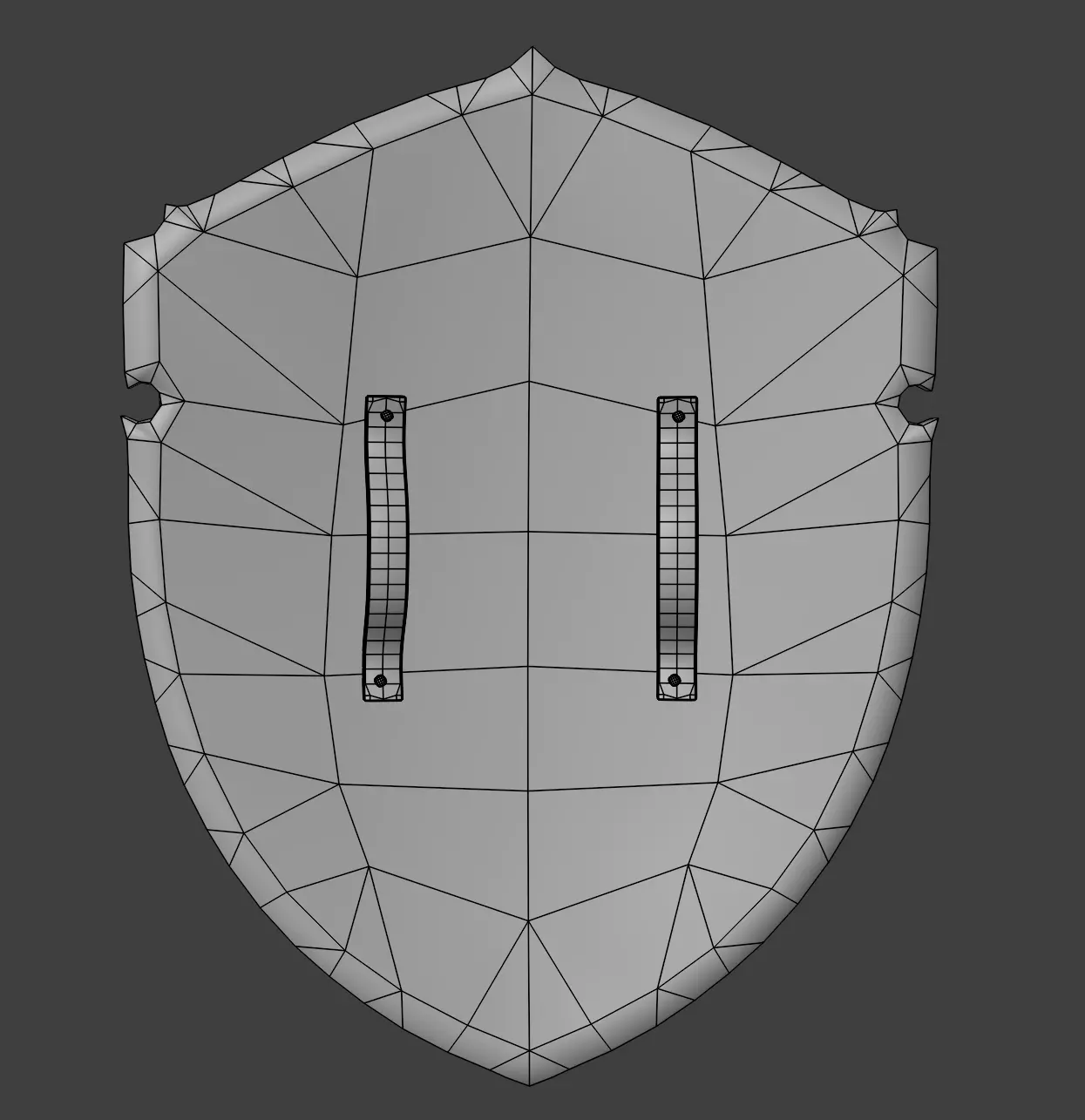 Medieval Knight Fantasy Shield Armor  x3 Textures Low-poly 3D model_13