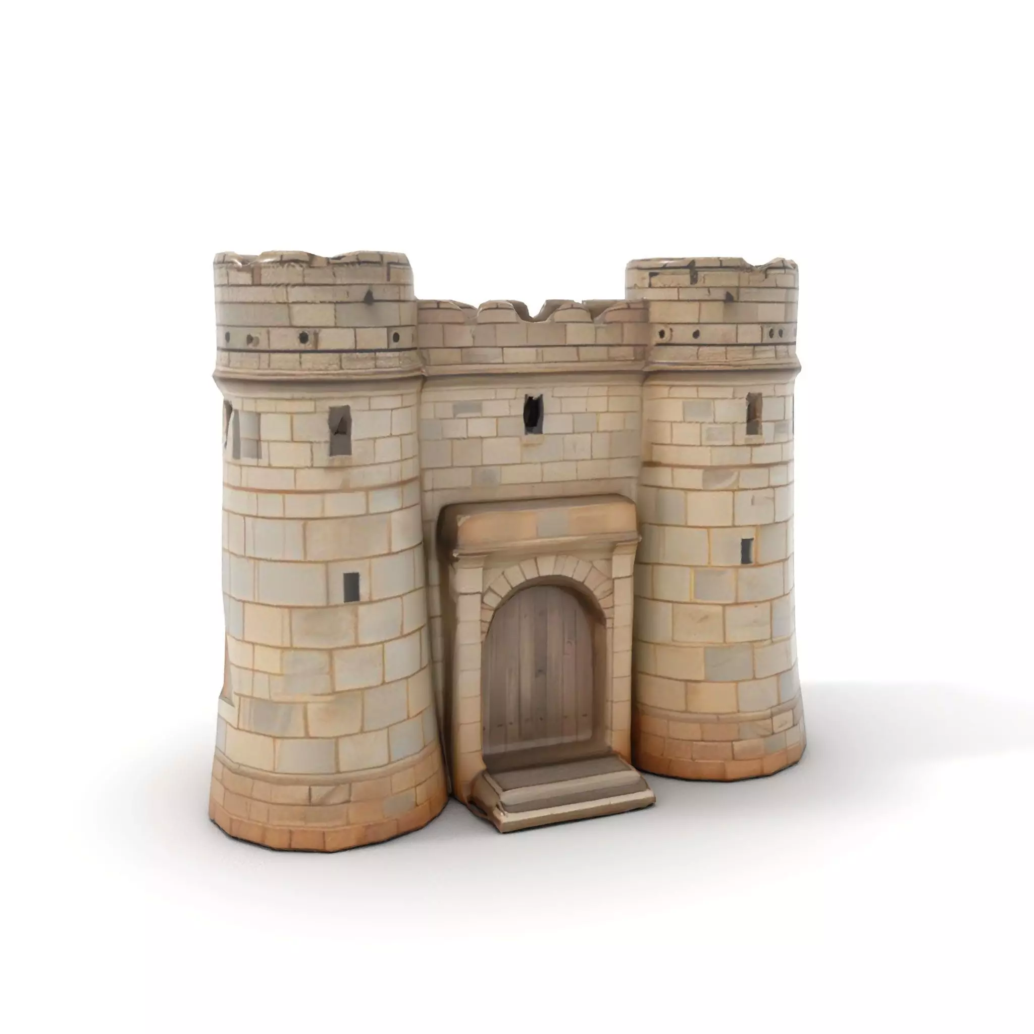 Stone Fortress Tower model pack Low-poly 3D model_14