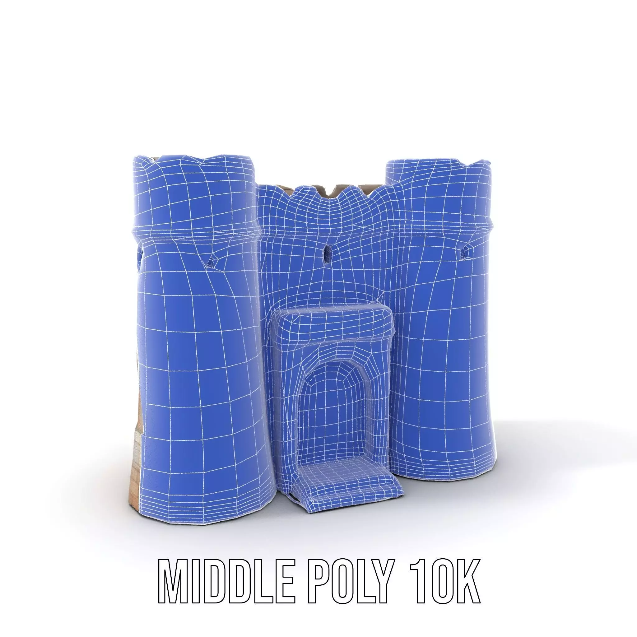 Stone Fortress Tower model pack Low-poly 3D model_12