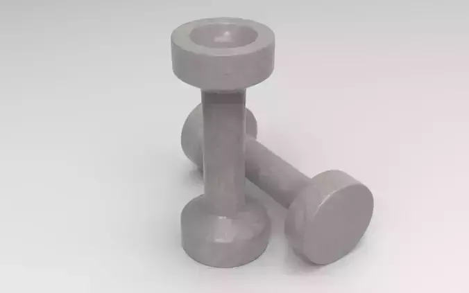 Dumbell Candleholder