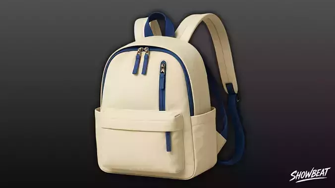 Ivory Blue Backpack