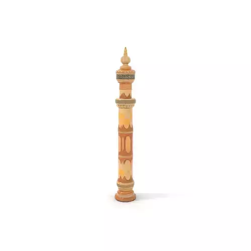 Ornate Sandstone Column model pack Low-poly 3D model