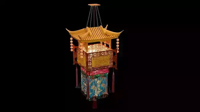Chinese house palace lantern 