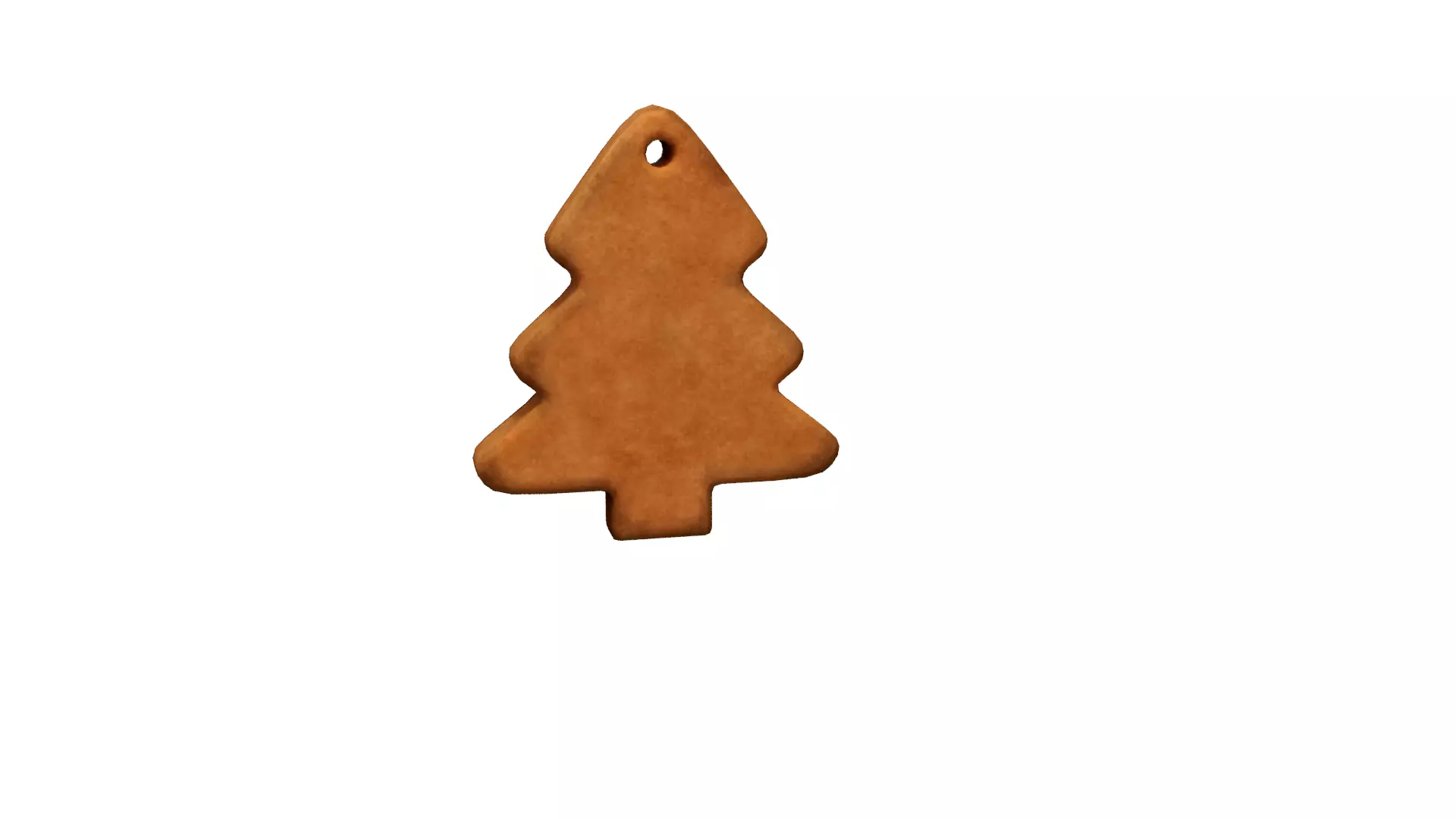 Gingerbread Christmas tree 3D model_4