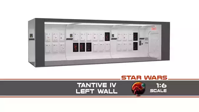 Tantive 4 left wall 1-6 scale Hottoys