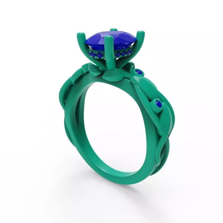 Nice ring 0001 3D print model_5