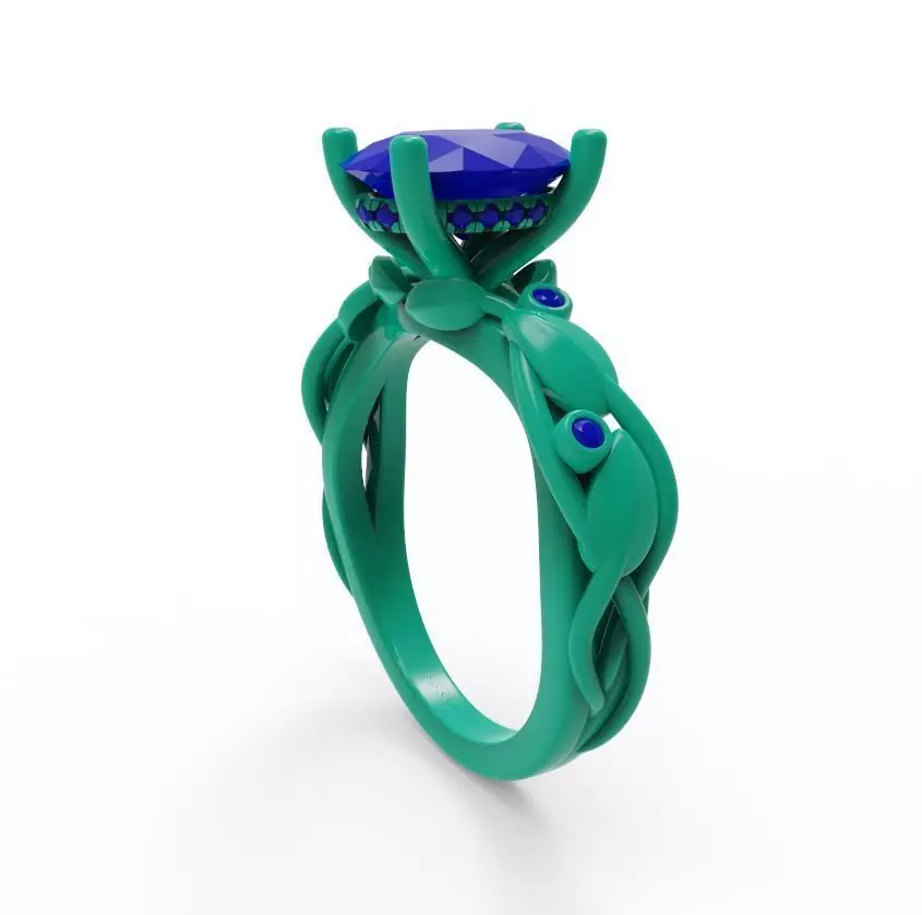 Nice ring 0001 3D print model_4